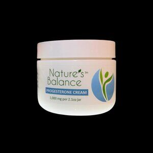 Bioidentical Progesterone (1,000 mg per jar) Cream 2.1 fl oz by Nature's Balance